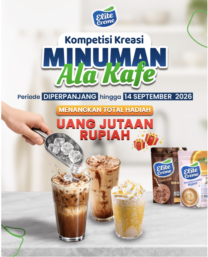 Masih Ada Waktu! Kreasi Minuman Ala Kafe  Elite Creme Diperpanjang!