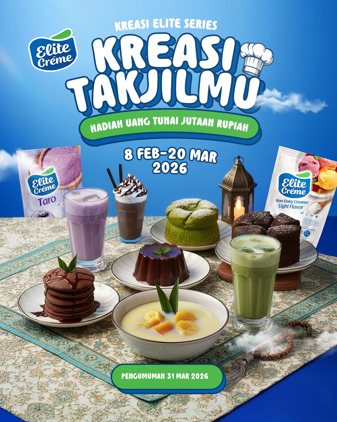 Total Hadiah Uang Jutaan Rupiah: Ini Dia  Para Pemenang Kreasi Takjilmu Elite Crème